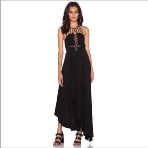 Free People Beautiful Stranger Black Maxi Dress